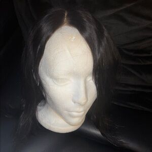 Lace front wig human hair